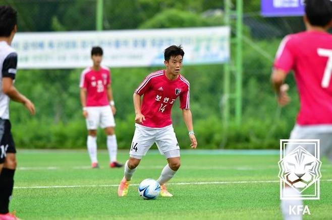 박장한결은 보인고등학교 시절 ‘제2의 구자철’로 불렸다. 사진=대한축구협회