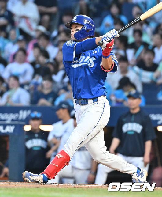 [OSEN=창원, 이석우 기자] 20250819 삼성 라이온즈 박승규 081 2025.08.19 / foto0307@osen.co.kr