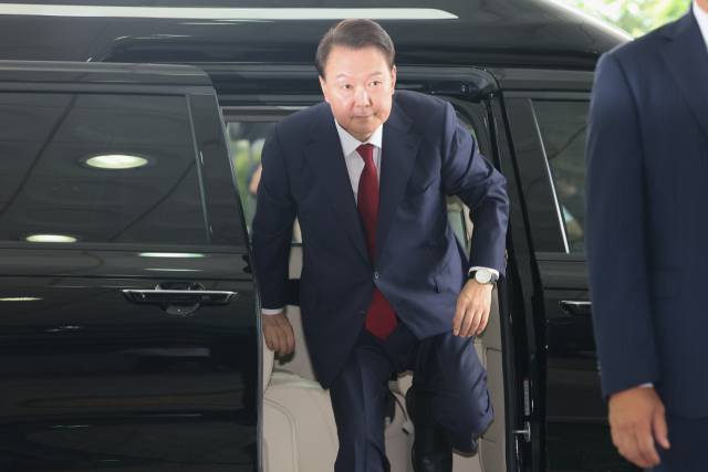 ▲윤석열 전 대통령이 지난 6월 28일 피의자 신분으로 내란특검 조사를 받기 위해 서울 서초구 서울고검 청사로 출석하고 있다. ⓒ연합뉴스