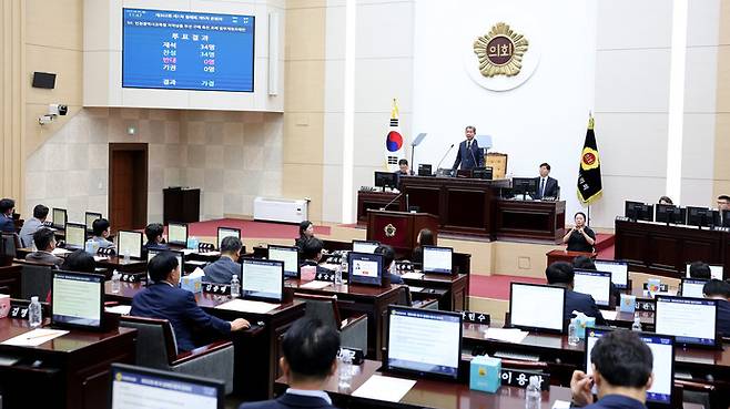 지난 6월 30일 열린 제302회 인천광역시의회 제1차 정례회 제5차 본회의 모습. 사진=인천시의회