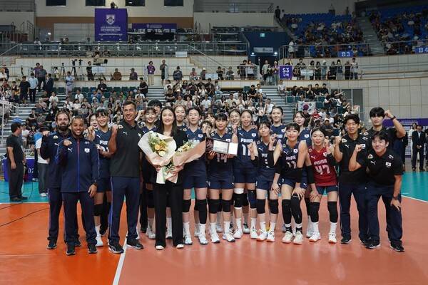 8월 16일 여자배구 한일전에서 터진 편파판정 논란이 이제 스포츠윤리센터 조사로 넘어갔다(사진=대한배구협회)