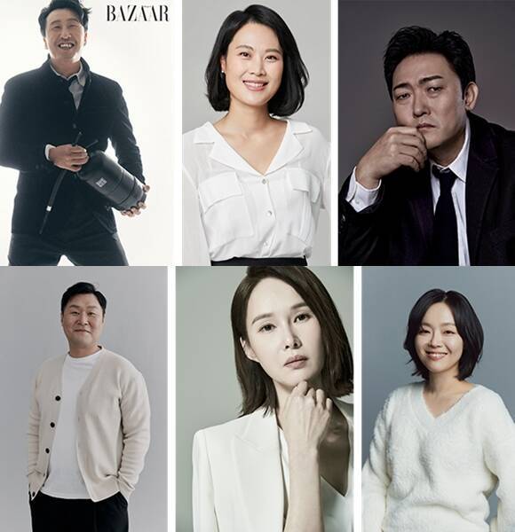 배우 현봉식 김재화 이준혁 이상희 백주희 윤경호(왼쪽 위부터 시계방향)가 제30회 부산국제영화제 '아주담담 씬스틸러: 장면을 훔친 사람들'에 이름을 올렸다. /부산국제영화제 사무국