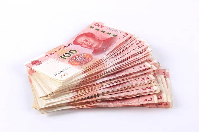 중국 위안화. 게티이미지뱅크