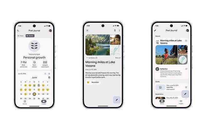 통화 내역을 정리하거나 개인화된 글쓰기 기능은 다른 스마트폰에서도 제공되는 인공지능 기능이다 / 출처=구글