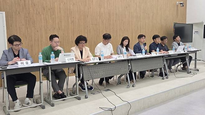 20일 대전 우송대에서 전국언론노동조합 주최로 ‘무엇이 지역 언론의 입을 막는가?’ 토론회가 열렸다. /강아영 기자