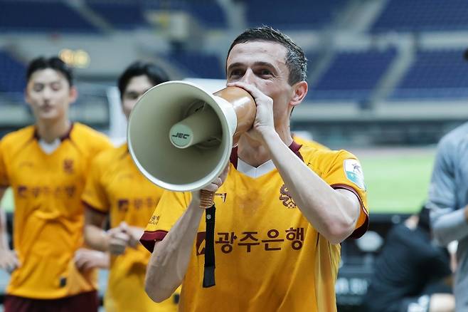 ▲ 최근 이란 에스테그랄로 이적한 아사니 [광주FC]&nbsp;