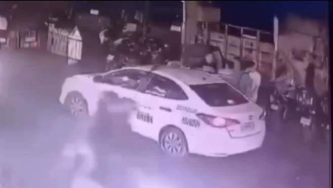 사고 당시 상황이 담긴 CCTV (출처=필리핀 현지 커뮤니티)