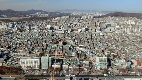성남 수진동, 신흥동 일대 전경. 성남시 제공