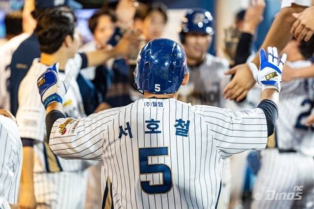 21일 창원 삼성전에서 큰 존재감을 뽐낸 서호철. 사진=NC 제공
