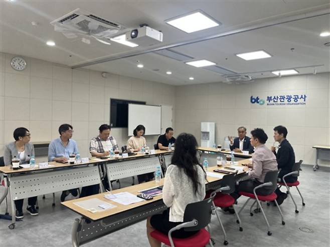 중국 인바운드 전담 여행사 간담회. 부산관광공사 제공