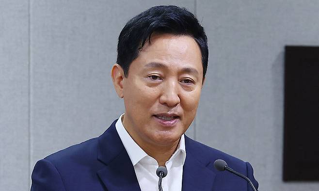 오세훈 서울시장. 연합뉴스