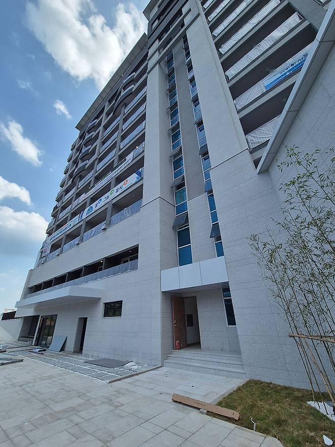 경주 소노캄 외부 전경.