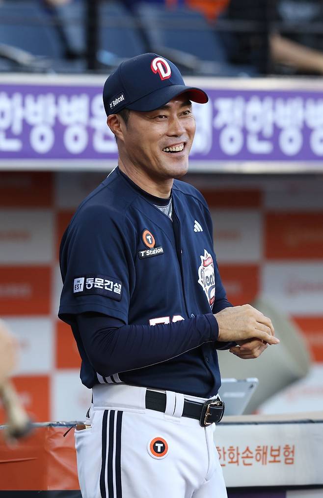 두산 조성환 감독대행. 사진제공｜두산 베어스