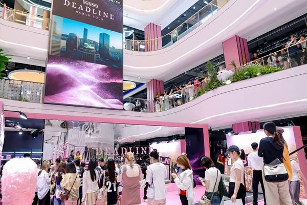 블랙핑크 中 팝업스토어 '인산인해'..상하이→베이징 5大 도시 '대란'