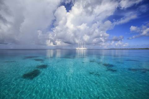 흑진주가 유명한 파카라바 환초. 김영애 제공