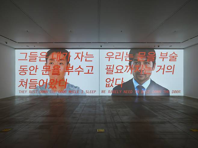 '장영혜중공업 vs. 홍진훤: 중간 지대는 없다' 전시 전경 (서울시립 북서울미술관 제공)