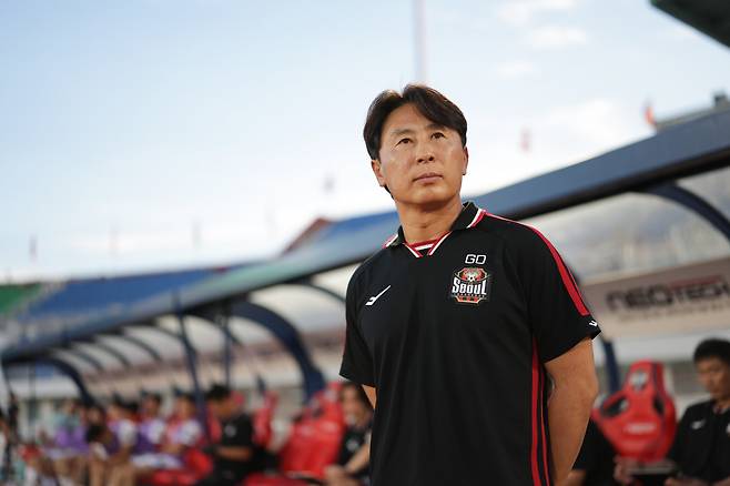 김천종합운동장/ K리그1/ 김천상무프로축구단 vs FC서울/ 서울 김기동 감독/ 사진 김정수