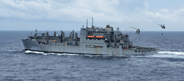 HD현대중공업이 MRO 진행할 미 해군 7함대 소속 ‘USNS 앨런 셰퍼드’함(사진=미 해상수송사령부)