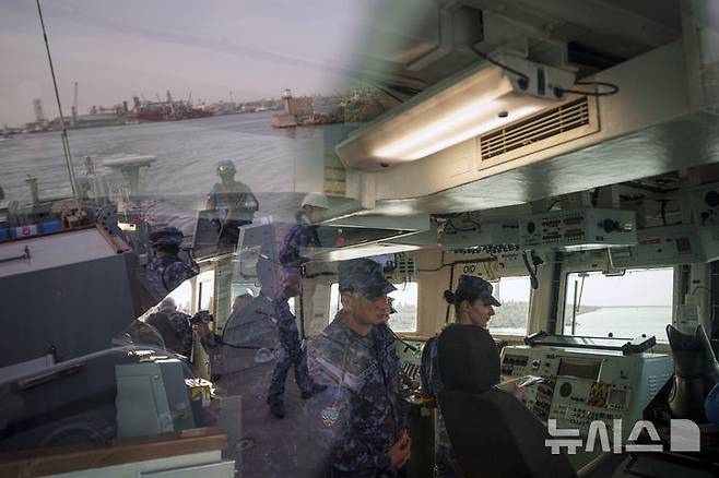 [AP/뉴시스] 나토 동맹국 군인들이 지난해 4월 흑해에서 '해상 방패(Sea Shield·씨 실드)' 훈련을 실시하고 있다. (사진=뉴시스DB)