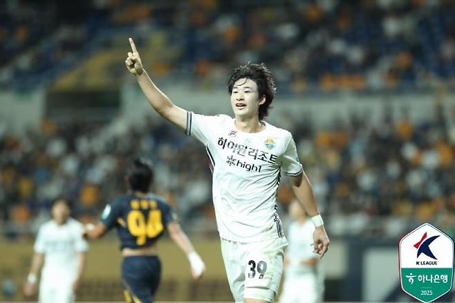 이지호(강원). 사진=한국프로축구연맹