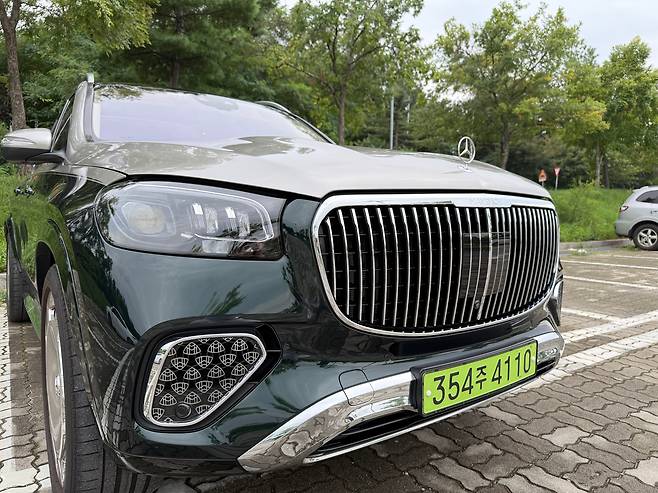 메르세데스 마이바흐 GLS 600 4MATIC 마누팍투어 전면부./이윤정 기자