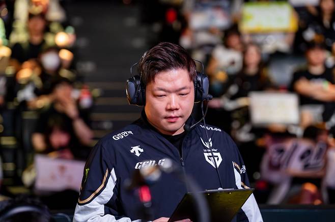 김정수 젠지 감독. 라이엇 게임즈 제공