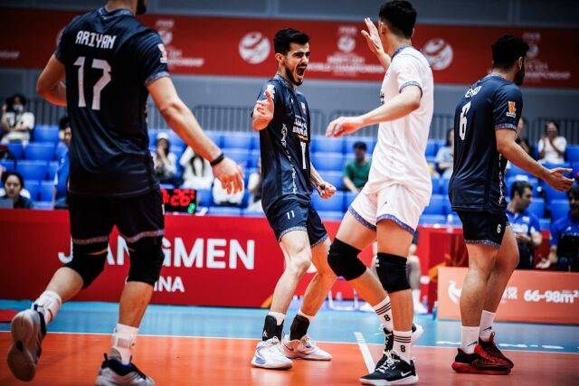 U21 세계랭킹 1위 이란 남자배구 대표팀./FIVB