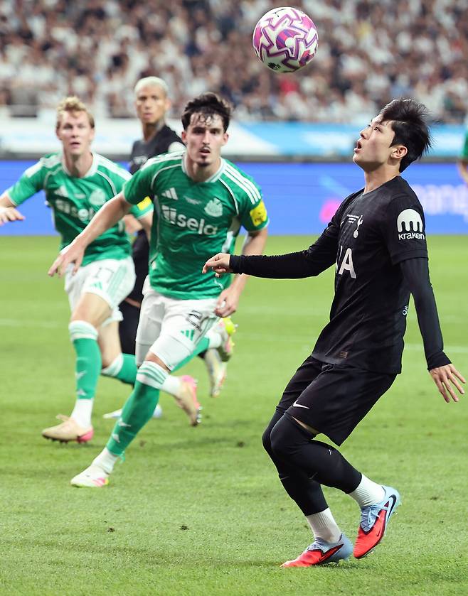 토트넘 홋스퍼에 소속된 양민혁. ⓒ연합뉴스