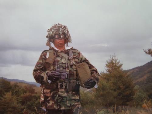 전술훈련 당시 전인범 대대장(중령) [본인 제공]