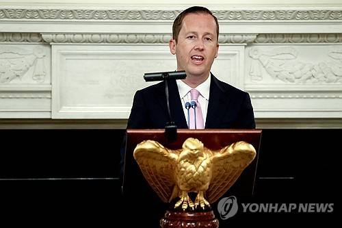 주인도 미국 대사에 지명된 세르게이 고르 백악관 인사국장 [EPA 연합뉴스 자료사진. 재판매 및 DB 금지]