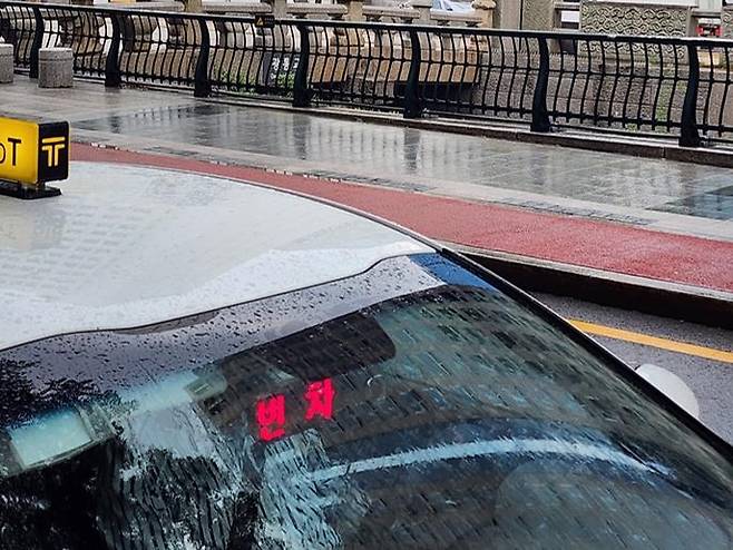 서울 시내의 택시 [사진/성연재 기자]