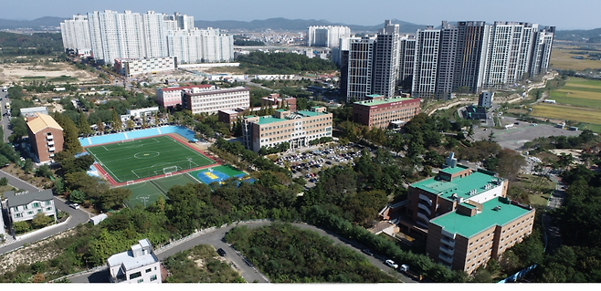 선린대학교 전경.
