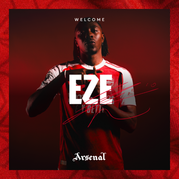아스널에 합류한 에베레치 에제. /사진=아스널