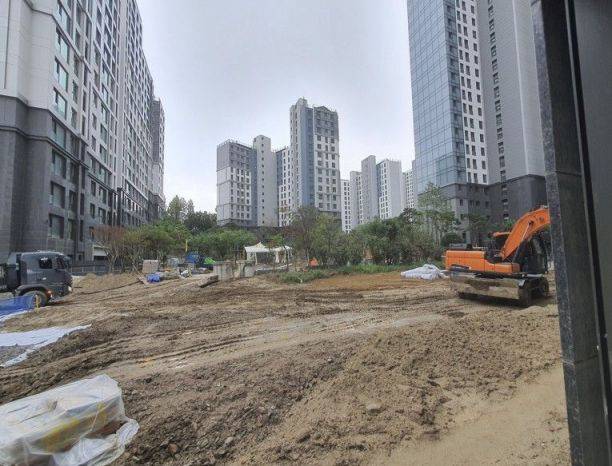 이모씨가 일하던 건설 현장. 독자 제공