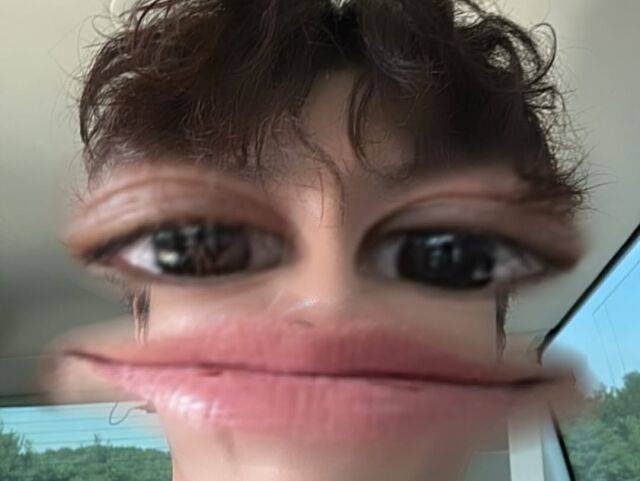 정동원이 필터를 사용한 사진./정동원 인스타그램