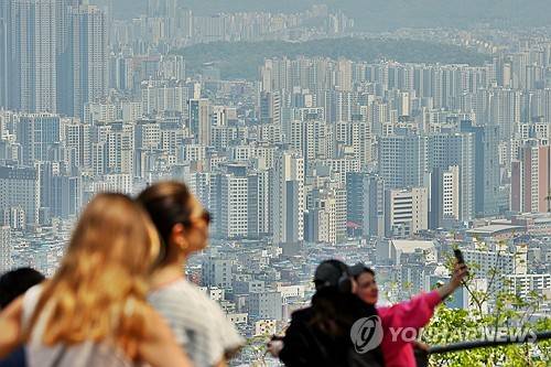 남산에서 바라본 서울 시내 아파트 단지 [연합뉴스 자료사진]