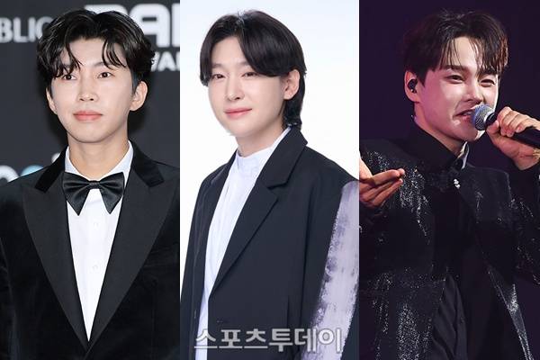 임영웅 김용빈 박서진 / 사진=DB, 유선수엔터테인먼트 제공