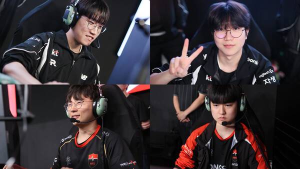 25일부터 2025 LCK 챌린저스 리그(LCK CL)가 정규시즌 마지막 라운드에 돌입한다. 좌측 위부터 시계 방향으로 케이티 롤스터 '캐스팅' 신민제, '파덕' 박석현, 농심 레드포스 '크랙' 노지성, '실비' 이승복. /사진=한국e스포츠협회