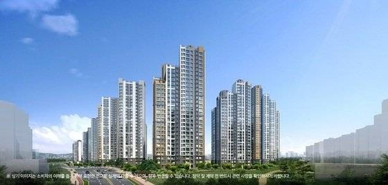 경기 광명시 '트리우스광명' 투시도. 대우건설