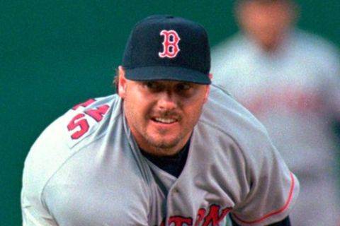 미국 메이저리그 투수 로저 클레멘스.1996년 보스턴 레드삭스 시절 모습. AP=연합뉴스