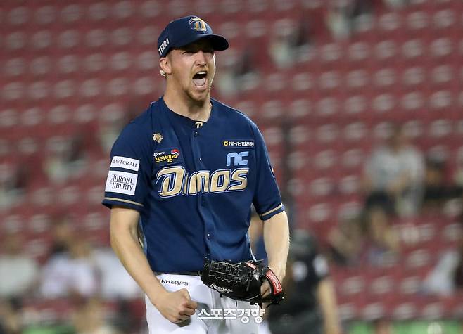 NC 시절 에릭 페디.    정지윤 선임기자