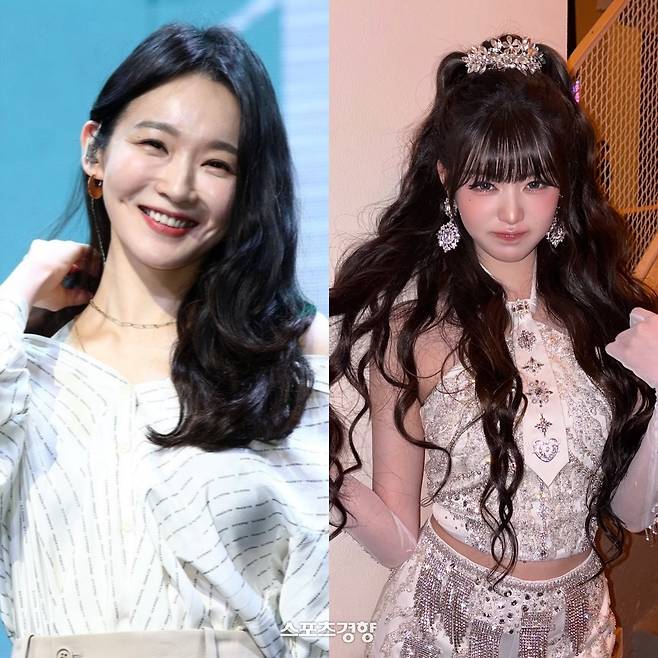 강민경·장원영.