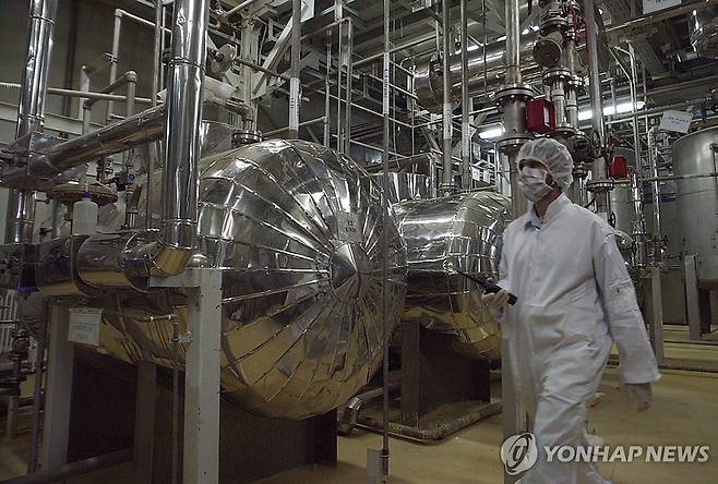 2005년 촬영된 이란 이스파한 핵시설 [AP 연합뉴스 자료사진. 재판매 및 DB 금지]