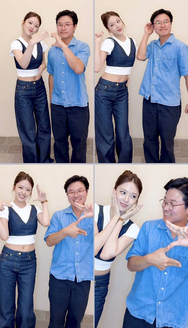 안유진-나영석 PD. 아이브스타십 인스타그램.