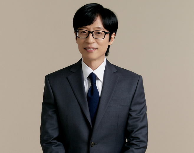 방송인 유재석. 안테나 뮤직