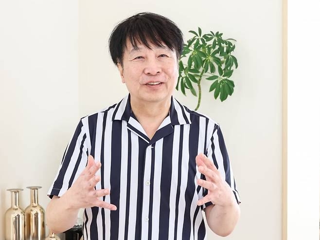 박기영 음악감독이 지난 22일 서울 종로구 한 카페에서 한국경제신문과 인터뷰를 하고 있다./사진=임형택 기자
