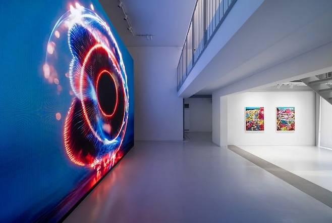 Exhibition view, Champagne Supernova, BB&M, Seoul, 2025. Works by Jinjoon Lee. *재판매 및 DB 금지