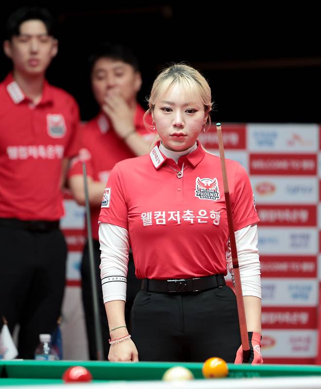 웰컴저축은행 여자 간판 김예은. PBA