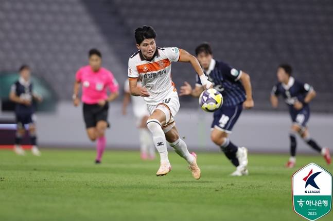 박준서. /사진=한국프로축구연맹