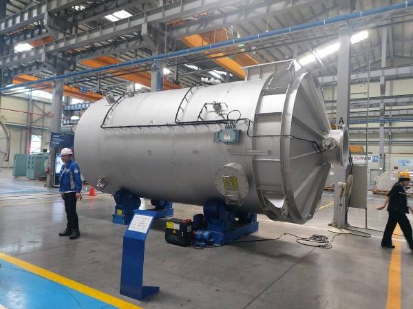 파나시아의 주력 생산품인 탈황탈질 설비.